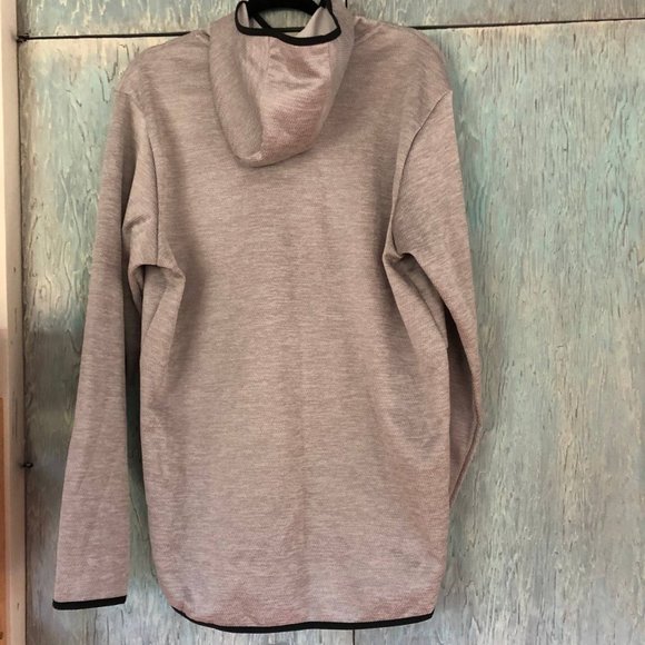 Adidas Hoodie 03  Hooded Sweatshirt  Grey Long Sleeve Men’s Size L - Picture 3 of 16